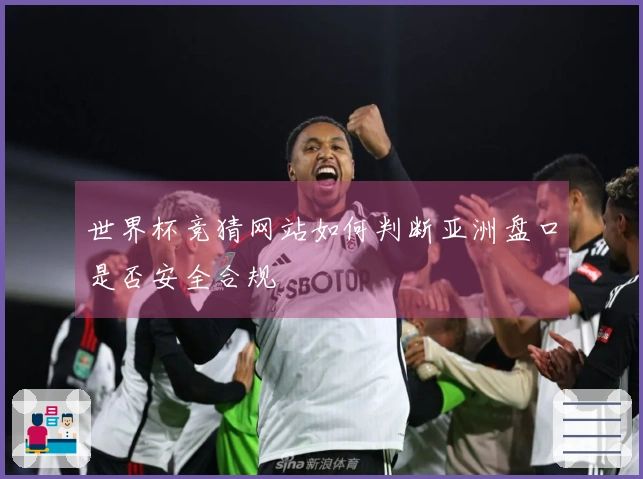 世界杯竞猜网站如何判断亚洲盘口是否安全合规